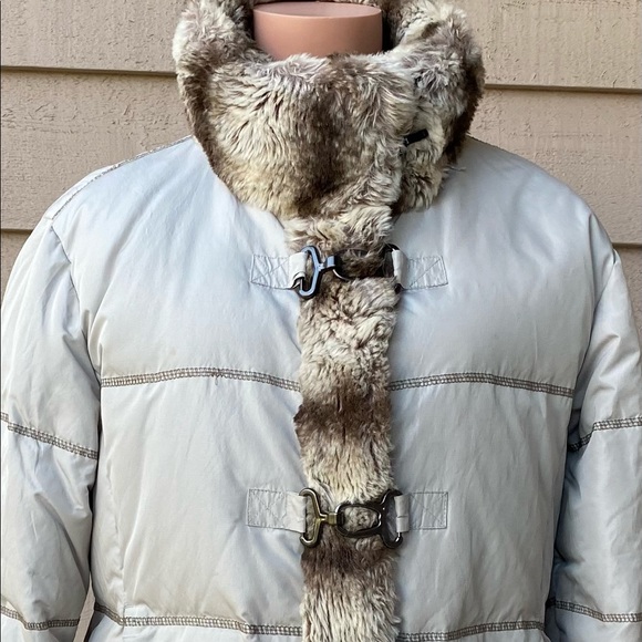 Hilary Radley Ny Faux Chinchilla Puffer - Picture 11 of 11